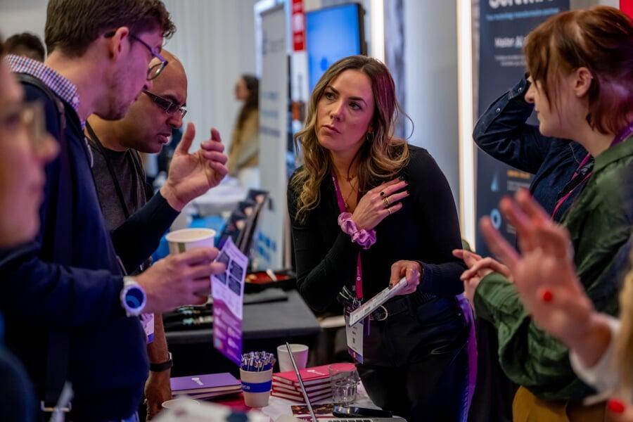 Speaker presenting in 2025 conference